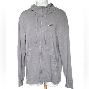 Nike Blue/Gray Full Zip Hoodie